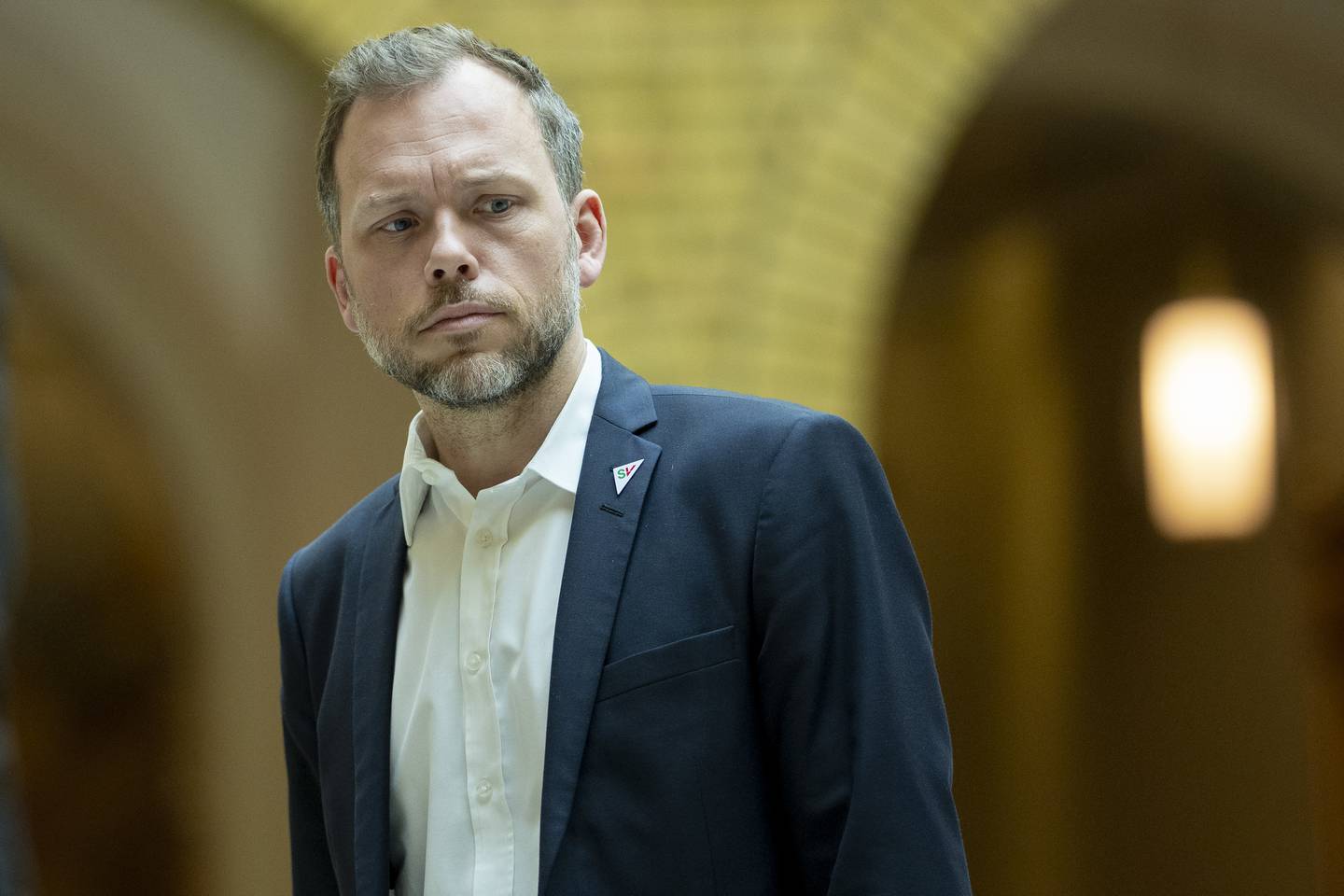 SV-leder Audun Lysbakken bønnfaller Ap om å si ja til rusreformen på landsmøtet i helgen. Foto: Fredrik Hagen / NTB