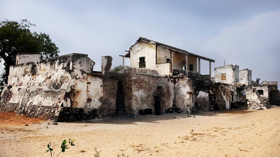 Fort Printzenstein Dansk slavefort i Ghana slaver 