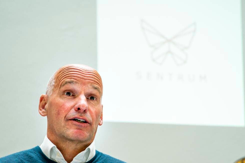 Geir Lippestad har blitt gjenvalgt som partileder for Sentrum.
Arkivfoto: Terje Pedersen / NTB