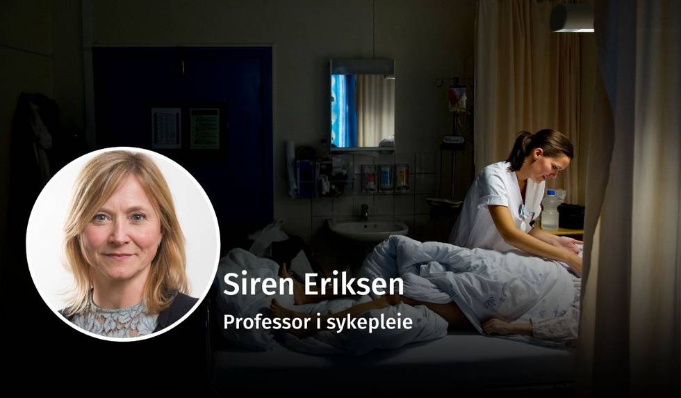 Siren Eriksen, sykepleie, debatt
