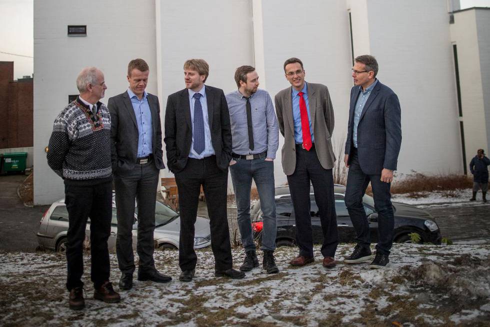 To sentrale ledere i NLM har meldt seg inn i eget trossamfunn. Flere kan følge etter. Fra venstre: Lars Gaute Jøssang, Øyvind Åsland, Espen Ottosen, Håvard Måseide, Hjalmar Bø og Øystien Engås.