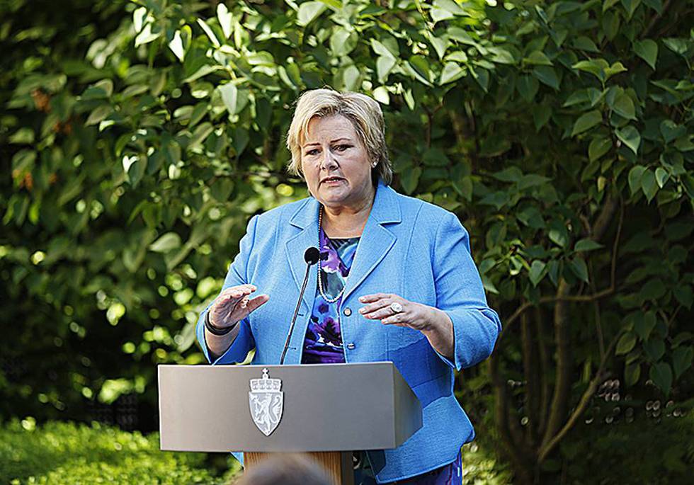 Under statsministerens oppsummerende pressekonferanse før sommerne, brukte Erna Solberg anledning til å kritisere Israel.