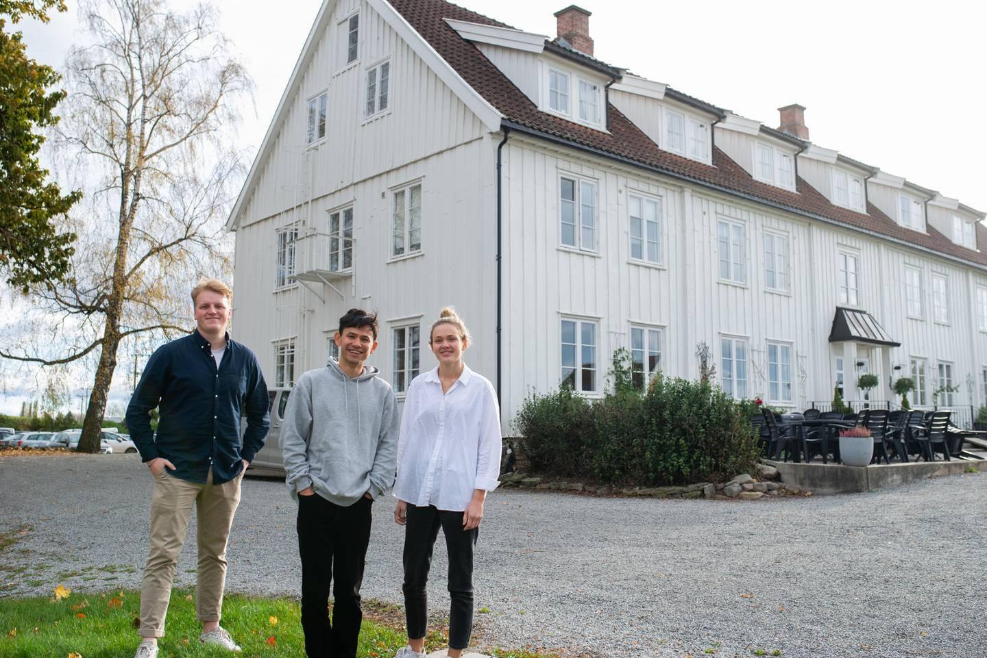 The Send, Grimerud. Mikal Valland Norli (23), Mikael Aamli Lao (23), og Karoline Nyhaug (25).