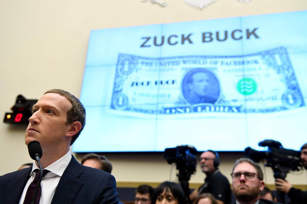 Facebook Chief Executive Officer Mark Zuckerberg testifies before the House Financial Services Committee on Capitol Hill in Washington, Wednesday, Oct. 23, 2019, to discuss his plans for the new cryptocurrency Libra. (AP Photo/Susan Walsh)