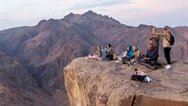 Kristne amerikanere valfarter til Sinai-fjellet. Men i «feil» land