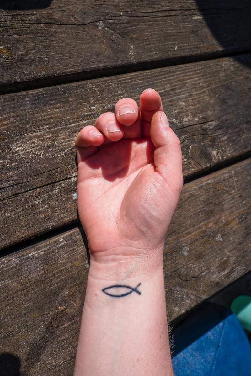 Marianne Thormodsæters eneste tatovering er fisken på håndleddet. – Er du så glad i fisk? spør folk som ikke vet at fisken er et gammelt merke for Kristus.
