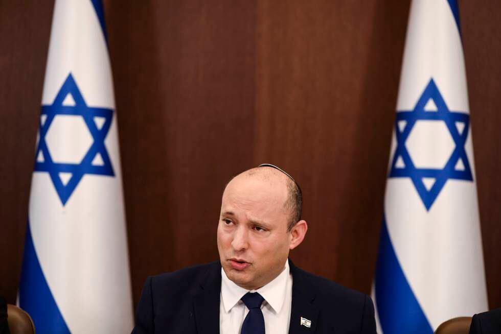 Israels statsminister Naftali Bennett besøker i neste uke Russlands president Vladimir Putin. Foto: AP / NTB