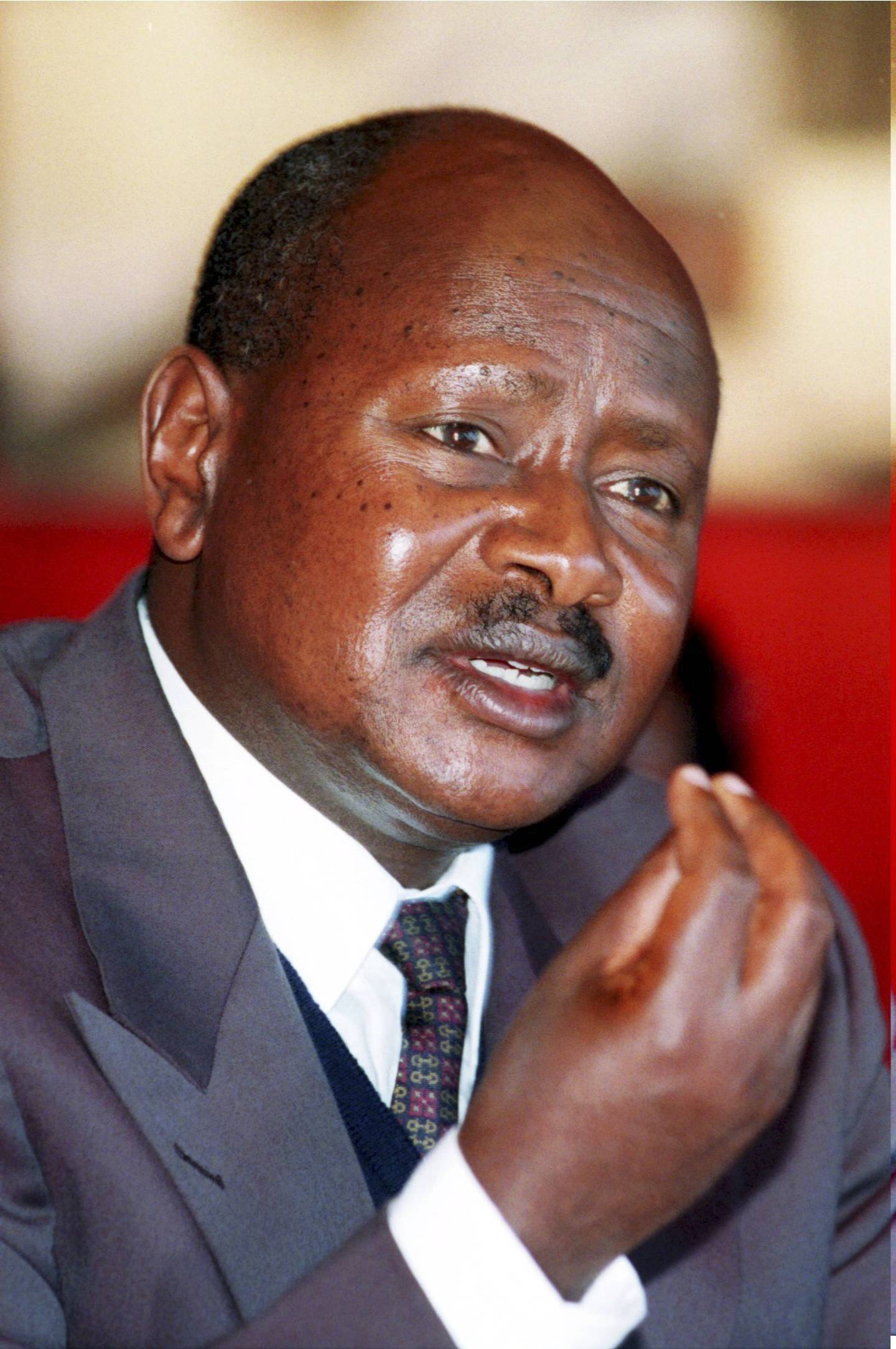 Ugandas President: Yoweri Kaguta Museveni har vært president i Uganda i 35 år.
