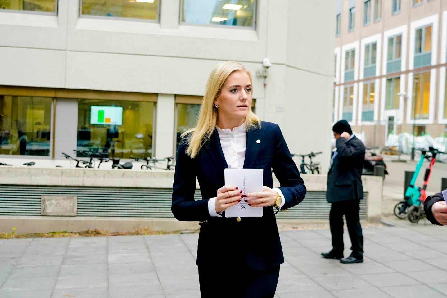 Justis- og beredskapsminister Emilie Enger Mehl (Sp). Foto: Terje Pedersen / NTB / NPK