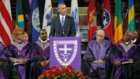 Obama sang «Amazing Grace» for drept pastor