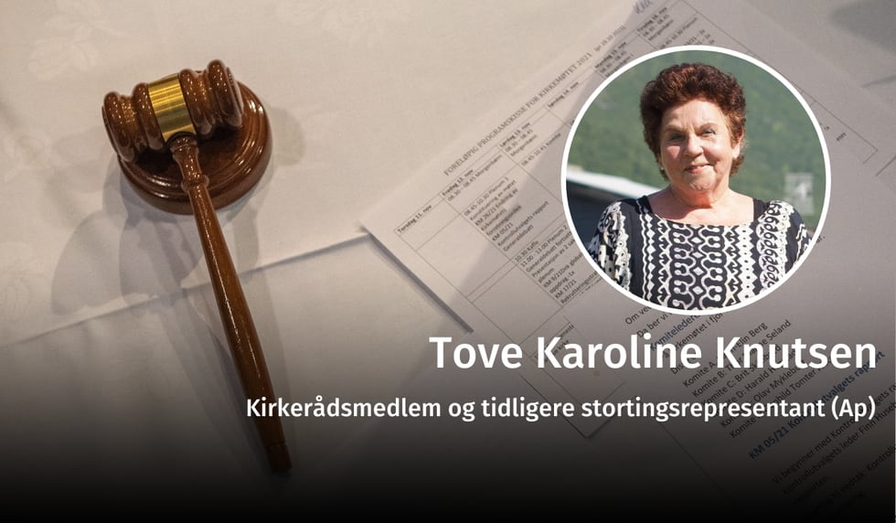 Tove Karoline Knutsen, kirkemøtets klimavedtak, debatt