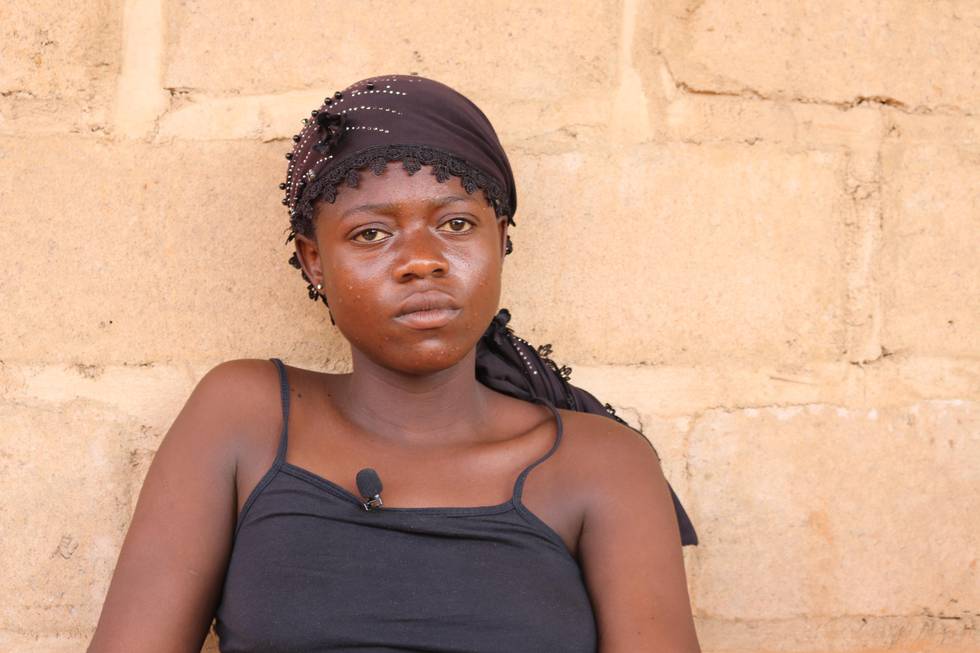 17 år gamle Zabré Sarata måtte flykte fra sitt hjem i Nagraogo i Burkina Faso etter flere angrep.