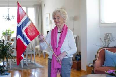 8. mai 1945 gikk fredsflaggene til topps over hele Norge