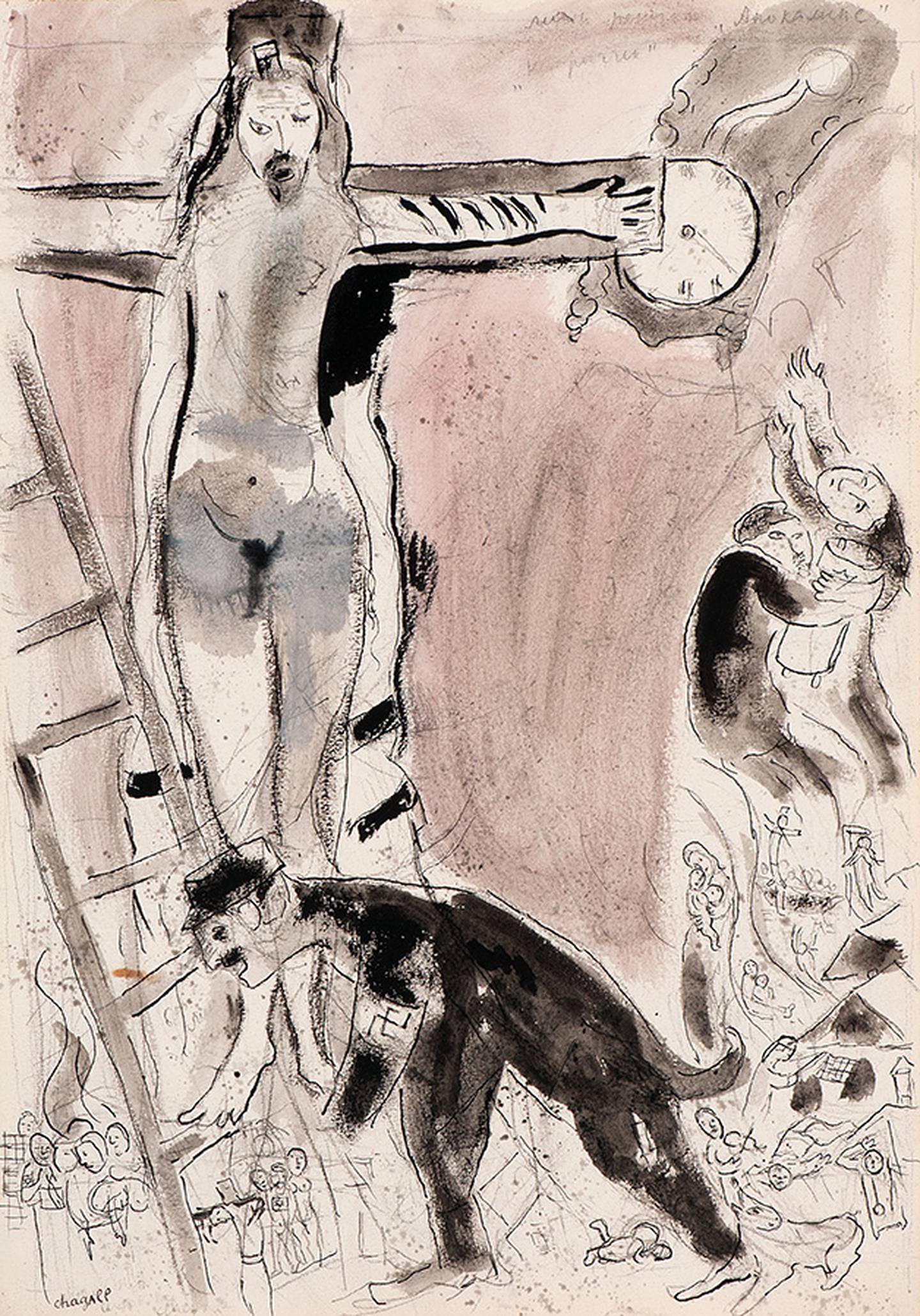 Marc Chagall, Lilla apokalypse, Capriccio, 1945