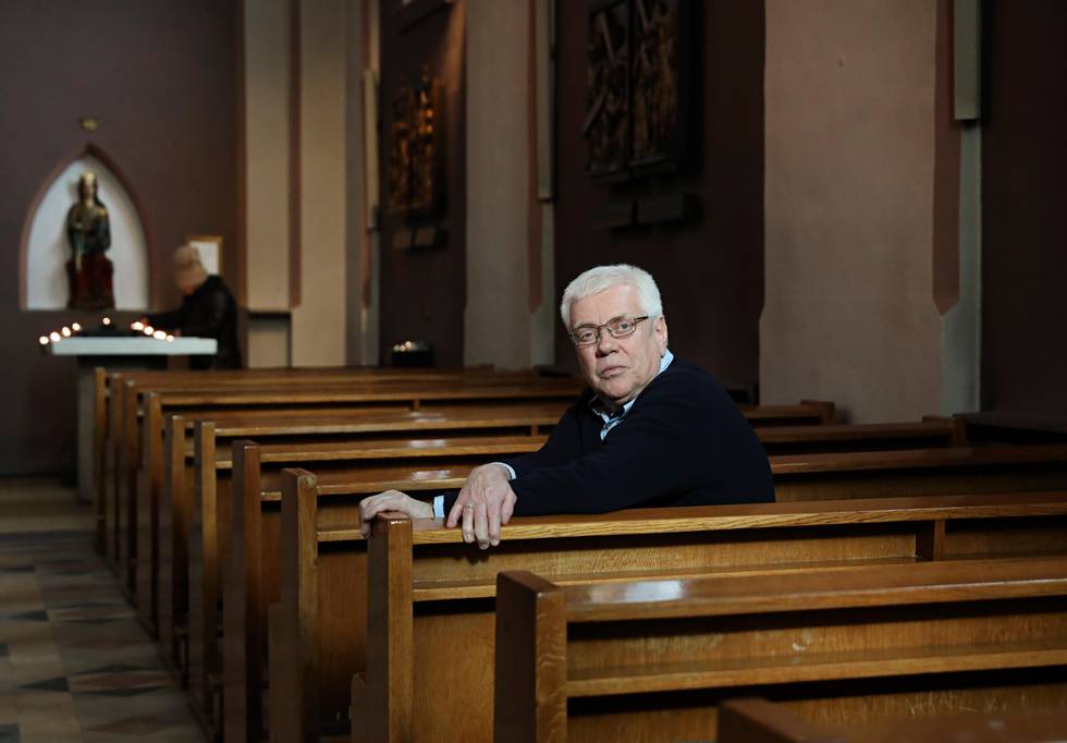 teologiprofessor Ola Tjørhom i St. Olavs kirke i Oslo  