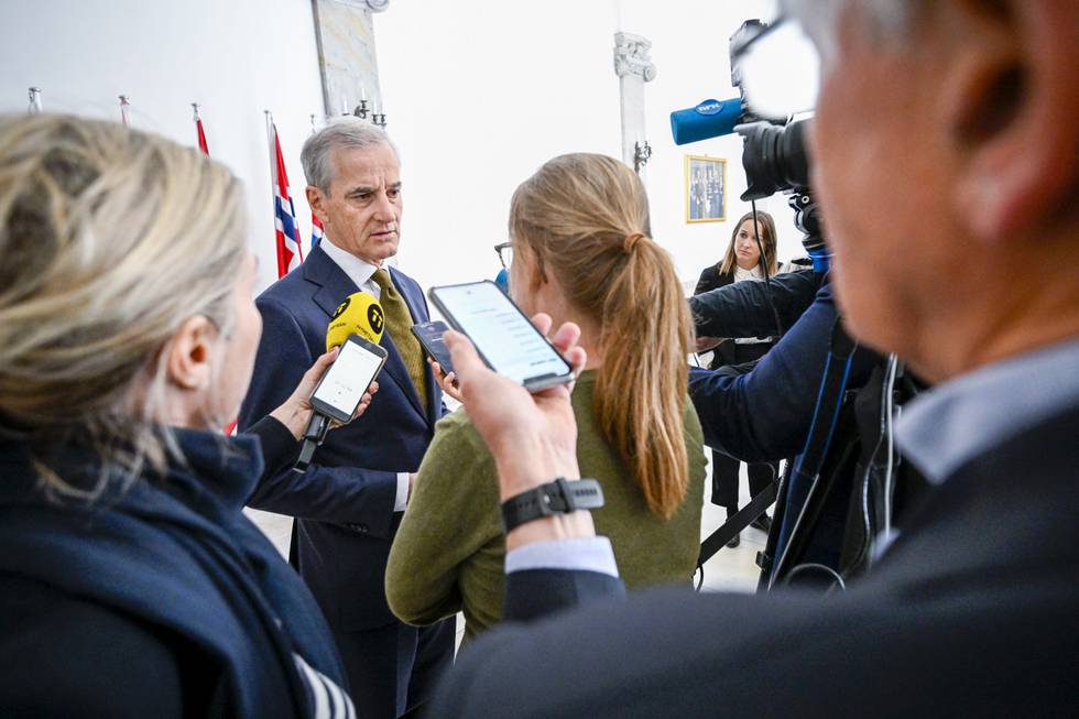 Statsminister Jonas Gahr Støre (Ap) sier Norge sannsynligvis vil slutte seg til EUs sjette sanksjonspakke. Foto: Philip Davali/Ritzau Scanpix / NTB