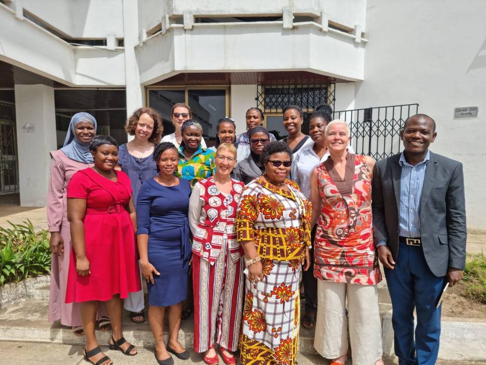 Her fra møte med OsloMet og University of Ghana, School of Nursing and Midwifery