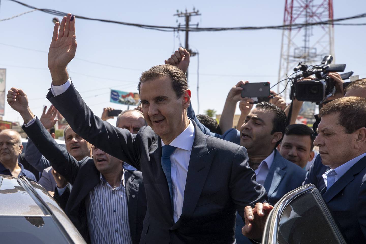 Syriske myndigheter kritiserte tirsdag giverkonferansen og viste til at verken de eller Russland deltok. Her er president Bashar al-Assad i fjor. Foto: AP / NTB