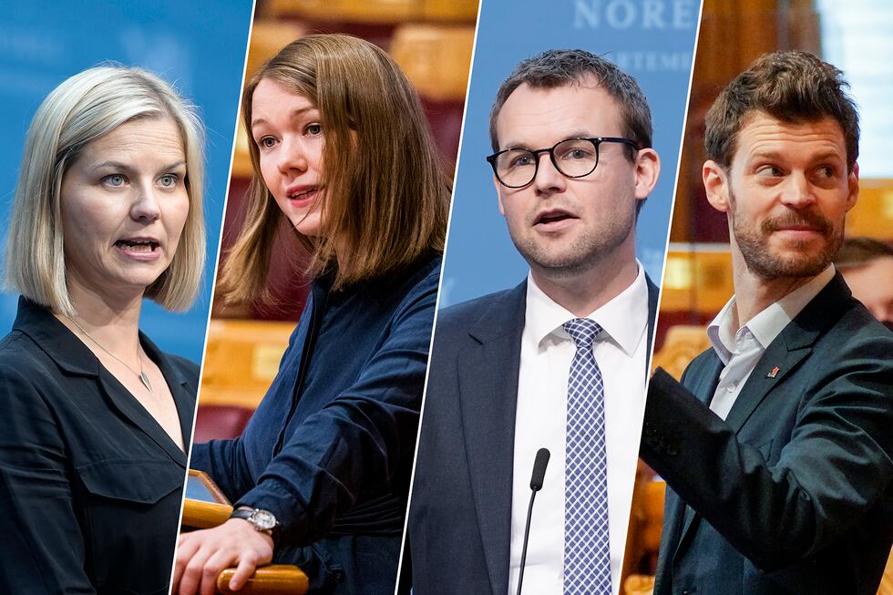 Venstre, MDG, Krf og Raudt kjempar alle mot sperregrensa i årets val.
