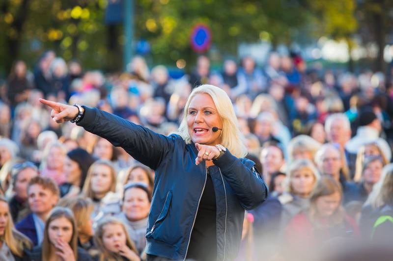 Bilder fra friluftskonserten i Oslo sentrum lørdag.