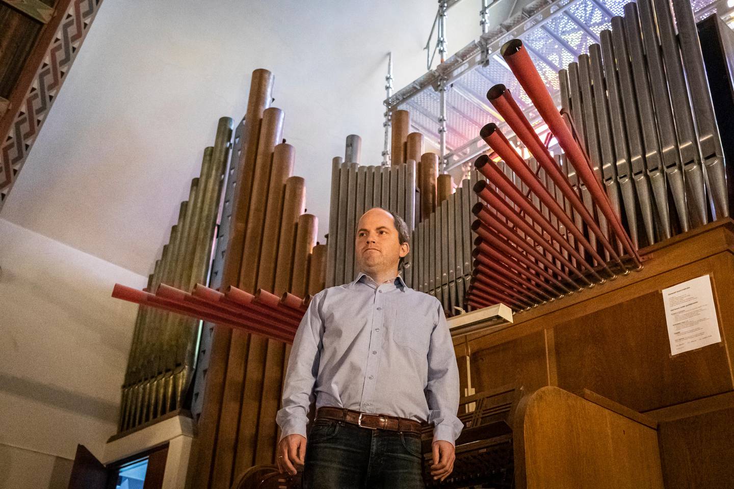 Organist Kristian Hernes i Torshov kirke er strålende fornøyd med den nye vendingen i saken om nytt orgel.