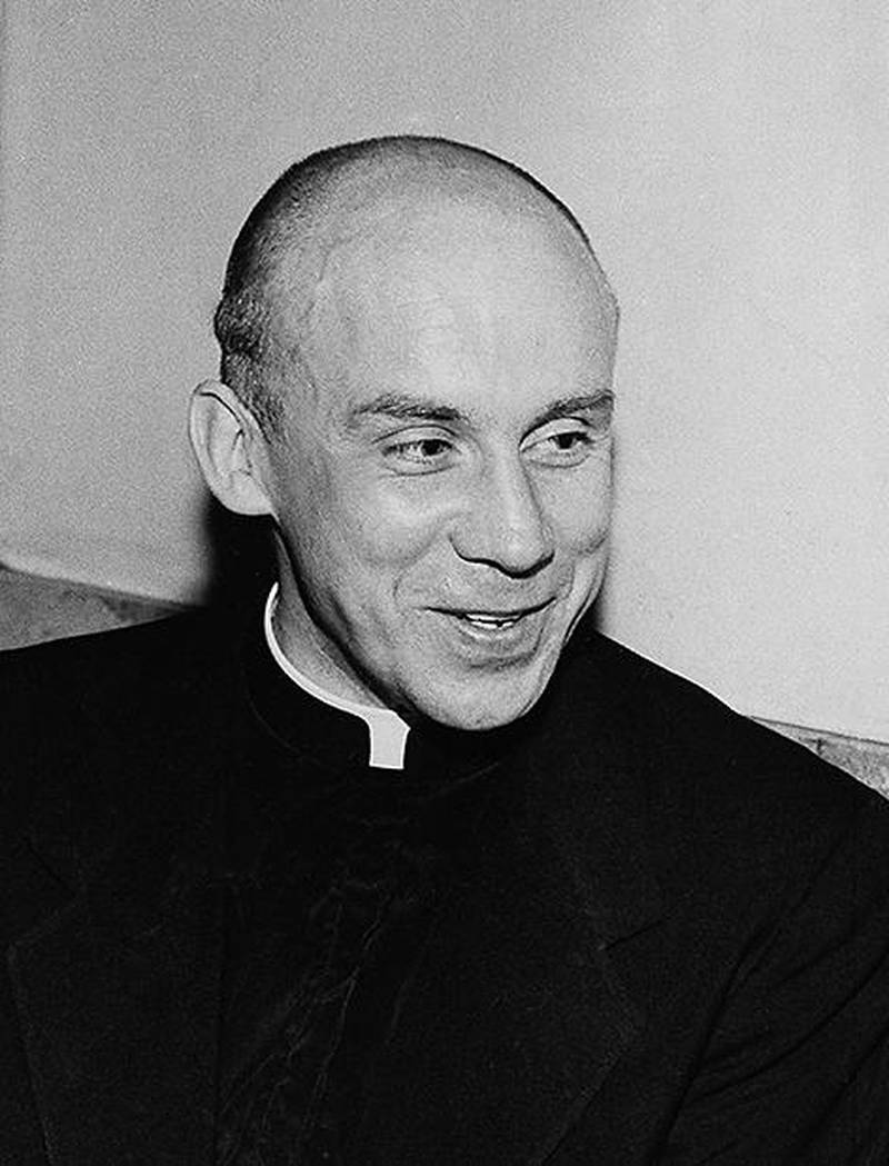 Thomas Merton, 53, a Trappist Monk known worldwide as an author and philosopher. He is best known for his book 