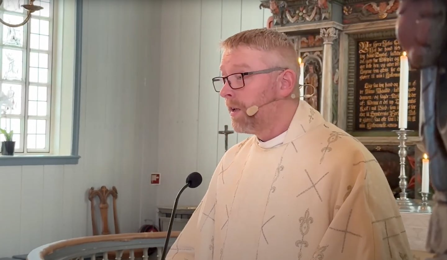 Jakob Furusets preken i Gjerdrum kirke første juledag vakte reaksjoner.