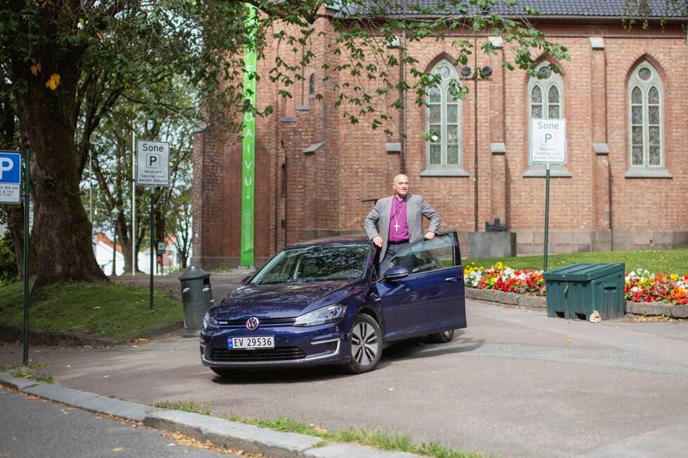 biskop Jan Otto Myrseth fotografert i Tønsberg 12.08.21  fotografert ifb med kirkens arbeid med klima og miljø