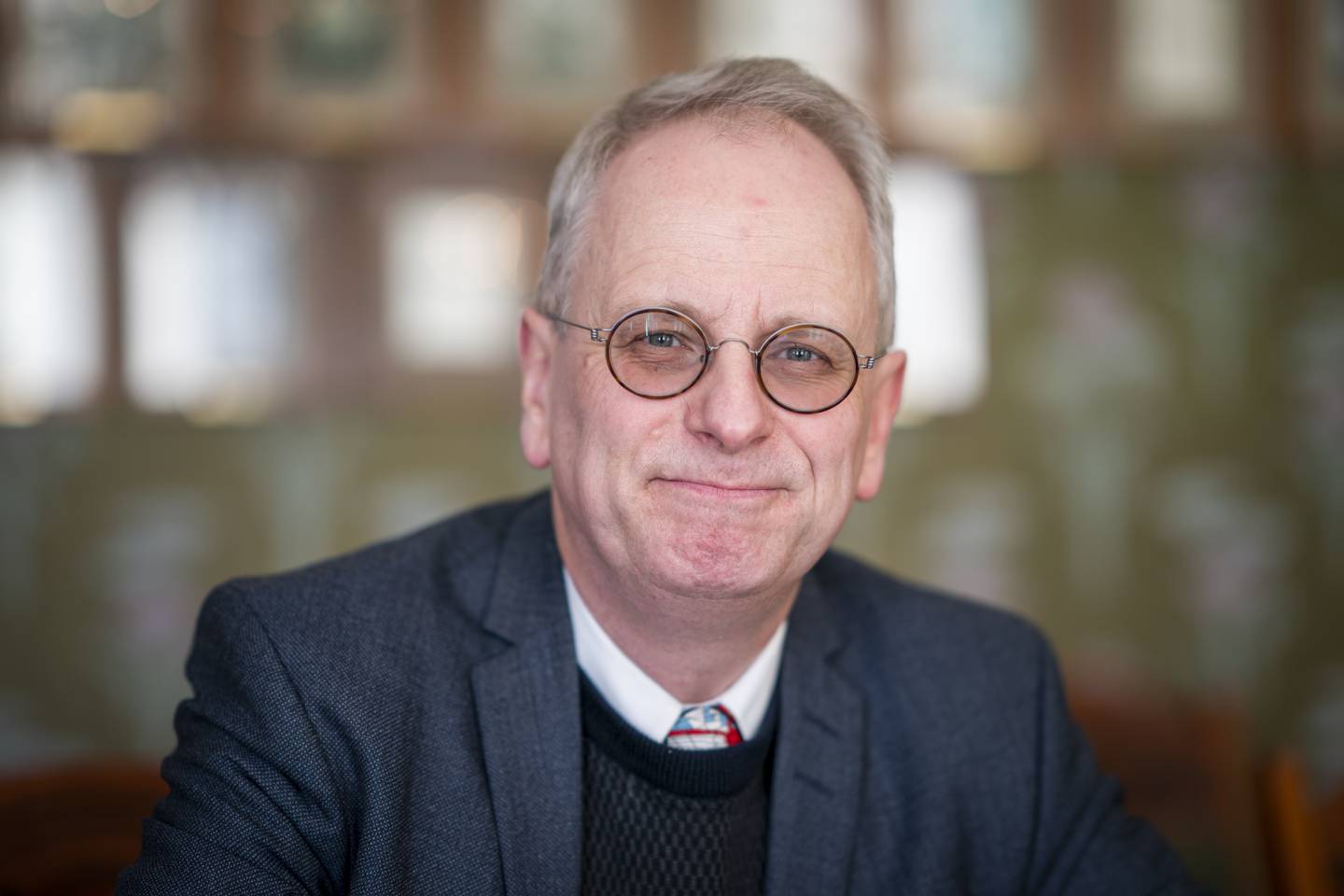 Oslo 20200224. 
Henrik Syse, medlem av Nobelkomiteen, på møterommet i Nobelinstituttet.
Foto: Heiko Junge / NTB