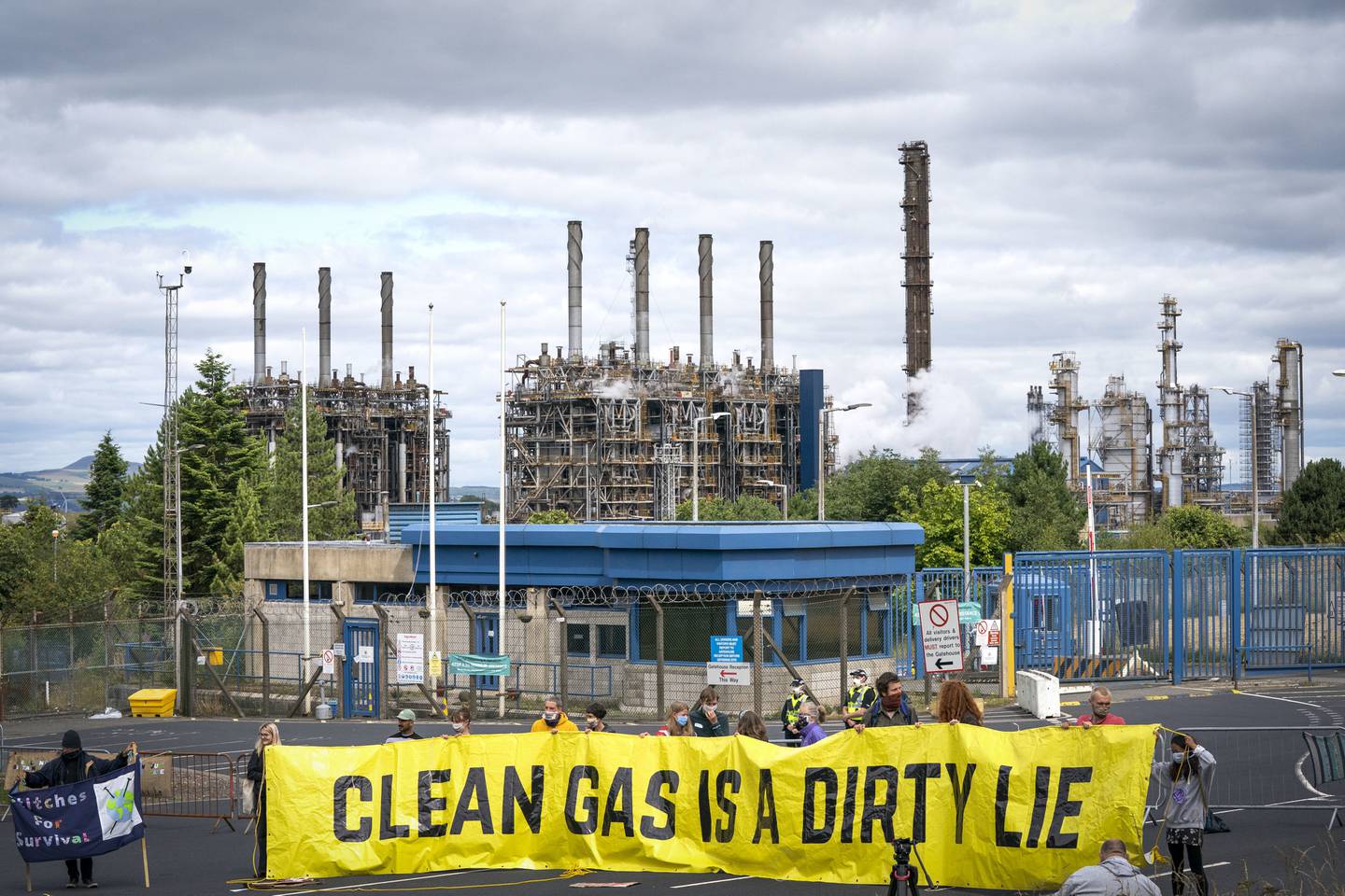 Klimaprotest gassindustrien