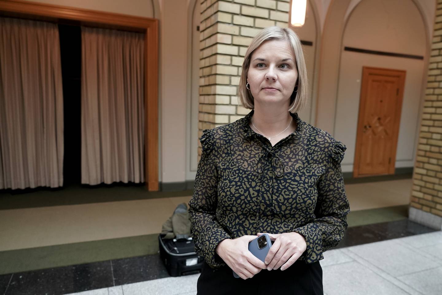 Venstre-leder Guri Melby vil endre opptakssystemet til barnehagene.
Foto: Terje Pedersen / NTB