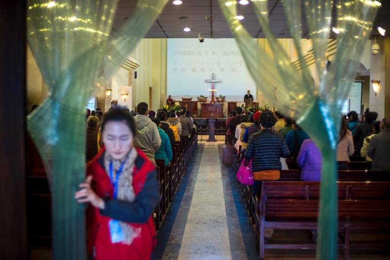 ÅPEN: Trinity Church i Kunming tilhører den registrerte, godkjente Tre-selv-kirken i Kina.