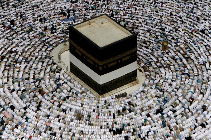 Kaba er den svarte, massive steinen som står oppført på muslimenes helligste sted, Mekka i Saudi-Arabia. Pilegrimene berører og kysser den svarte steinen, og går syv ganger rundt den. 