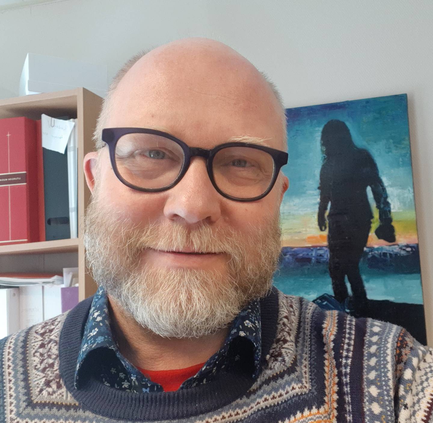 Nils Jøran Riedl, sokneprest i Gildeskål og stiftsstyreleder for Presteforeningen i Sør-Hålogaland.
