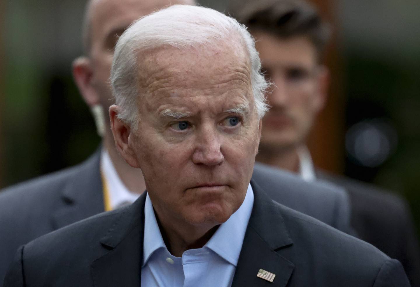 USAs president Joe Biden kaller rakettangrepet grusomt. Foto: Lukas Barth / AP / NTB
