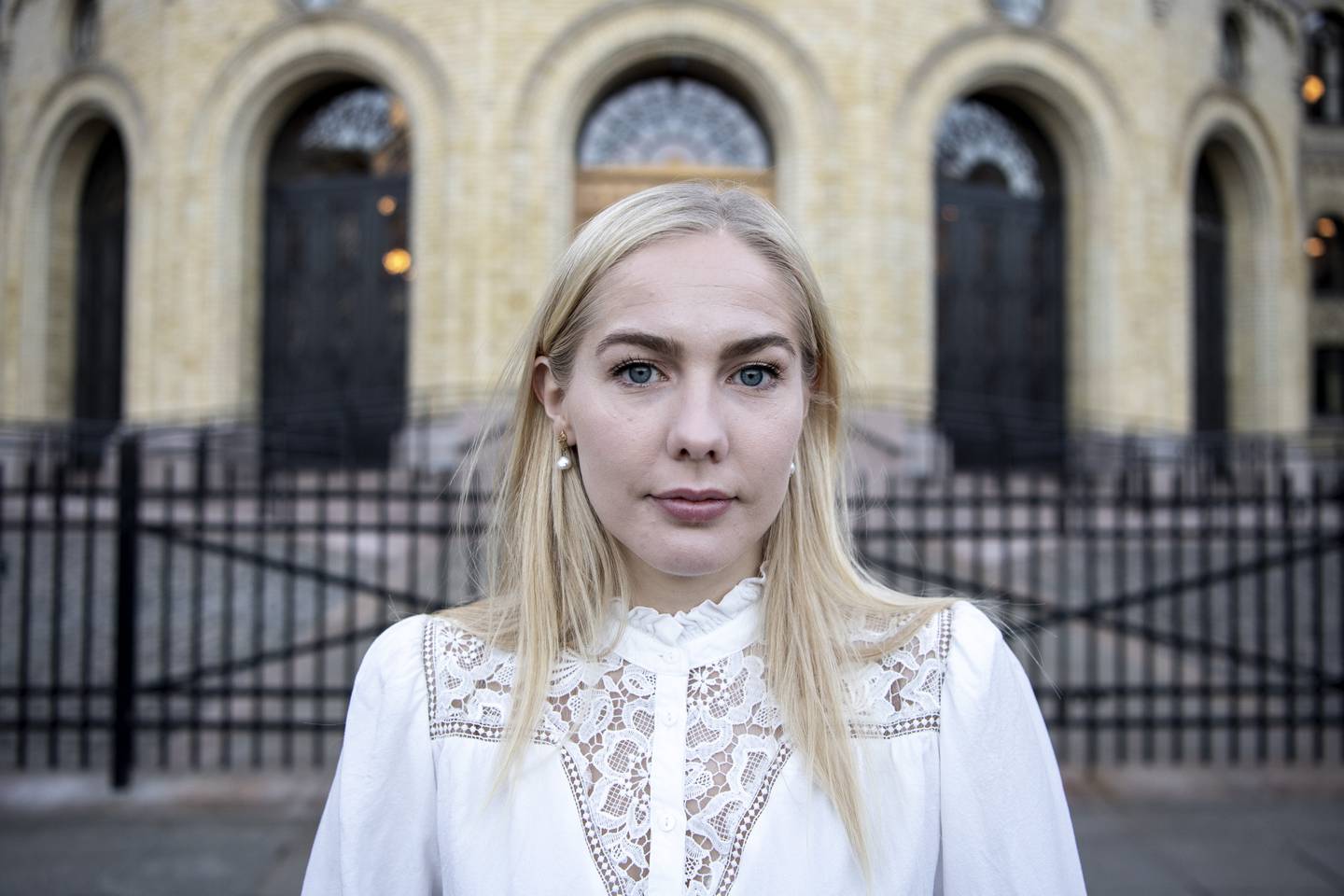 Oslo 20221019. 
Mari Holm Lønseth, innvandringspolitisk talsperson for Høyre fotografert på Stortinget i Oslo onsdag.
Foto: Annika Byrde / NTB
