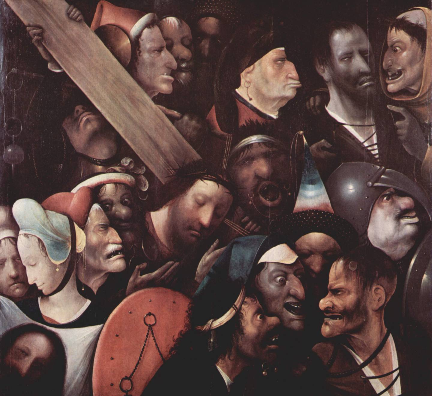 «Kristus bærer korset», Hieronymus Bosch, ca. 1510-1535