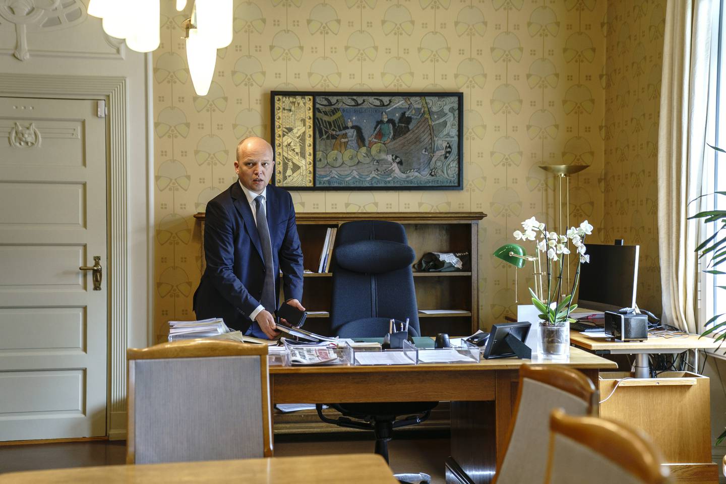 Finansminister Trygve Slagsvold Vedum.