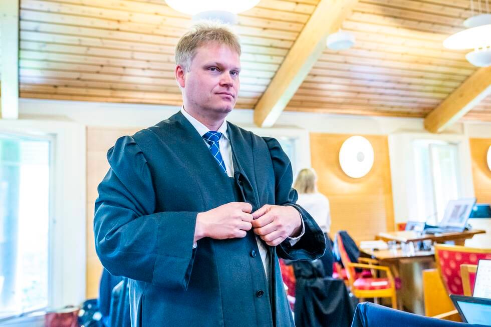Advokat Haakon Fredrik Borgen er bistandsadvokat for ni av de fornærmede i Kongsberg-saken. Han sier dommen er som forventet. Foto: Håkon Mosvold Larsen / NTB