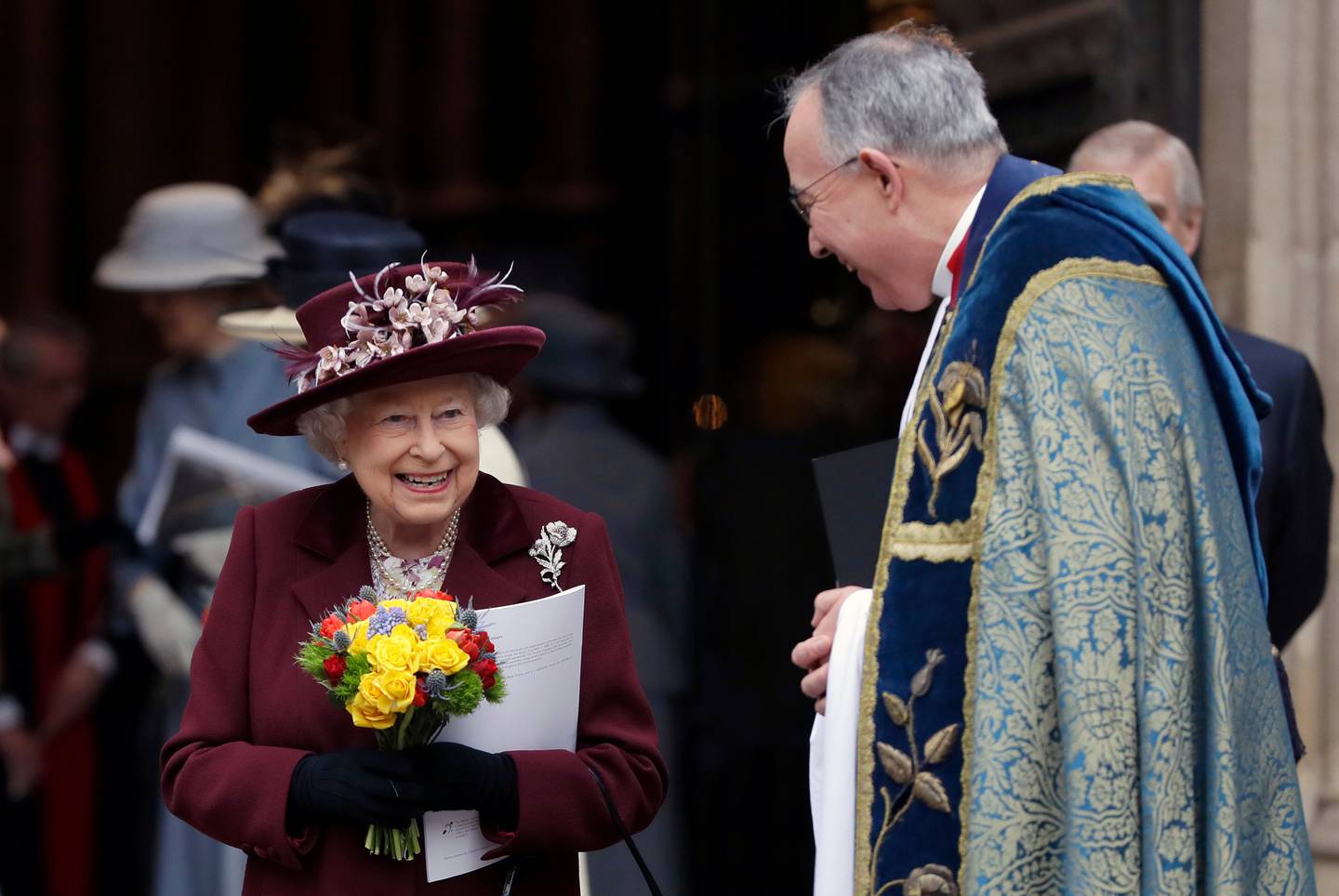 I mars deltok dronning Elizabeth II på en gudstjeneste i Westminster Abbey. I hele sin gjerning som dronning har hun hatt et nært forhold til kirken.