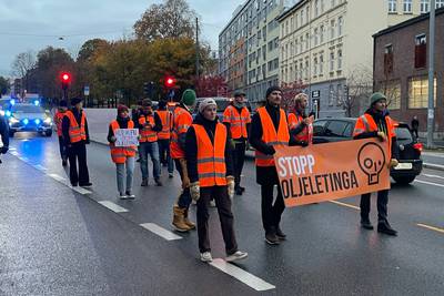 Stopp Oljeletinga - demonstrasjon i Oslo