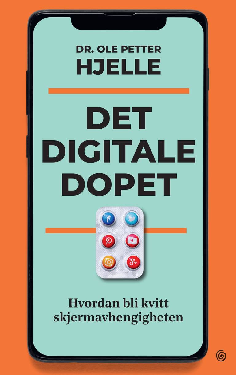 Forside «Det digitale dopet» av Ole Petter Hjelle