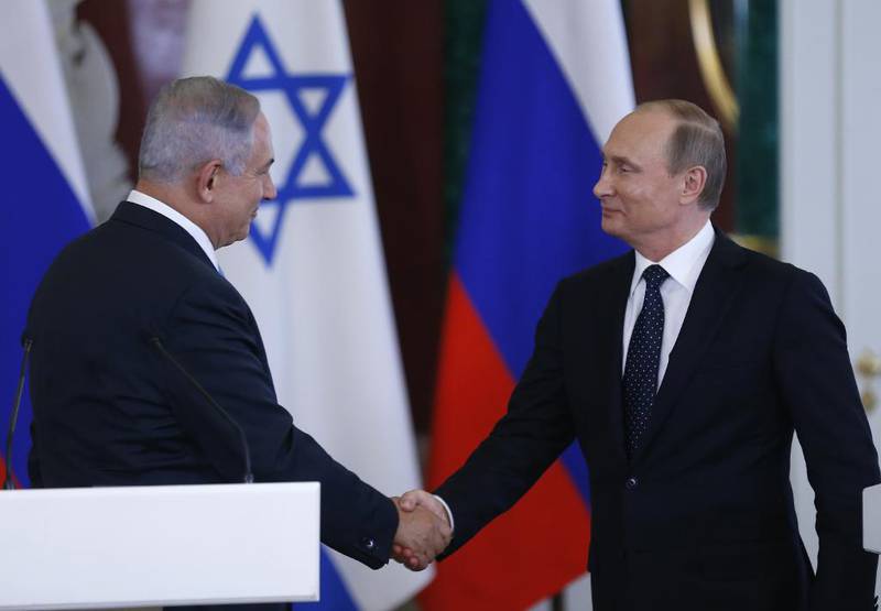 7. juni 2016 møttes Netanyahu og Putin i Kreml.