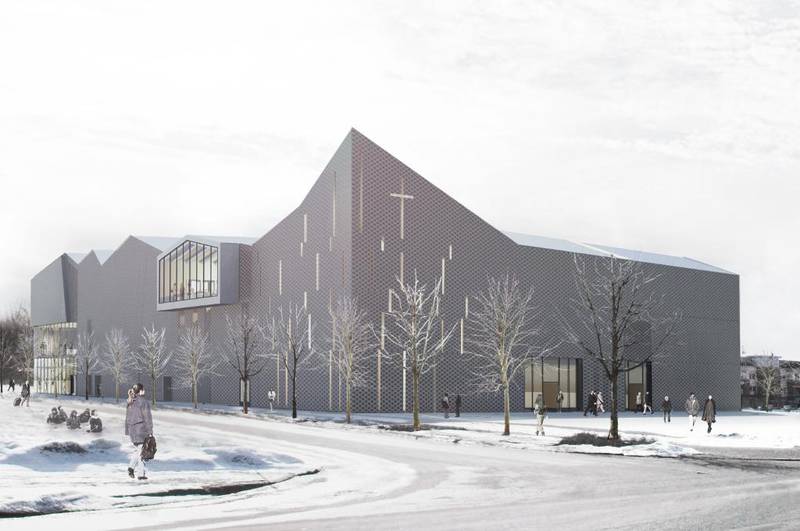 Stjørdal kulturhus og kirke er omstridt. Kronprins Haakon ­åpner kulturhuset i morgen. Kirken vigsles neste helg.