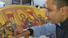 Syrisk ikonmaler nektes innreise