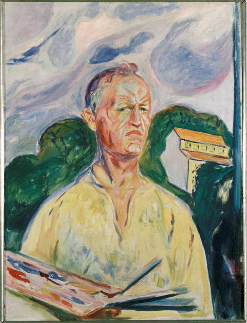 Selvportrett: Edvard Munch – slik han så seg.