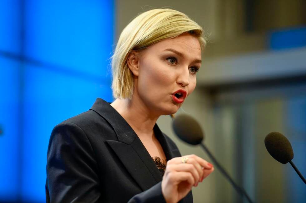FLYTTET PARTIET: Leder av det svenske Kristdemokraterna har under Ebba Busch ledelse flyttet seg betydelig til høyre. Særlig i innvandringspolitikken. De har tapt mange stemmer i sentrum, men fått mange nye fra høyre flanke.