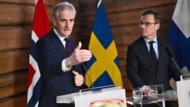 Norge planlegger for ny Nato-venn: – Vi kan regne med støtte fra Sverige