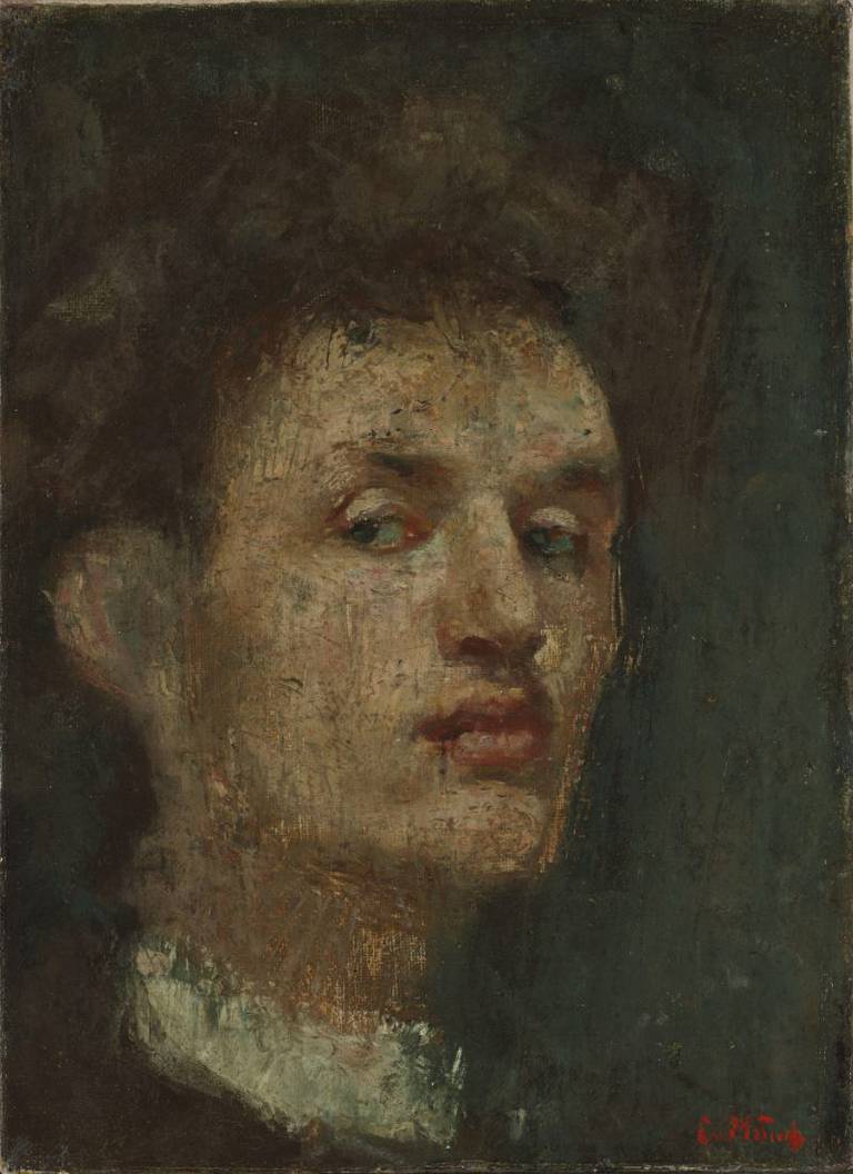 e munch selvportrett 1886