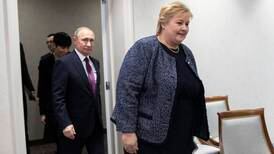 Solberg om Putins tale: – Løftar absurditeten til eit nytt nivå